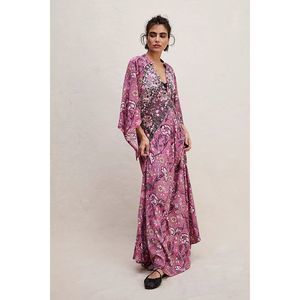 Free People Jen's Pirate Booty Baroque Hyacinth Gown $283